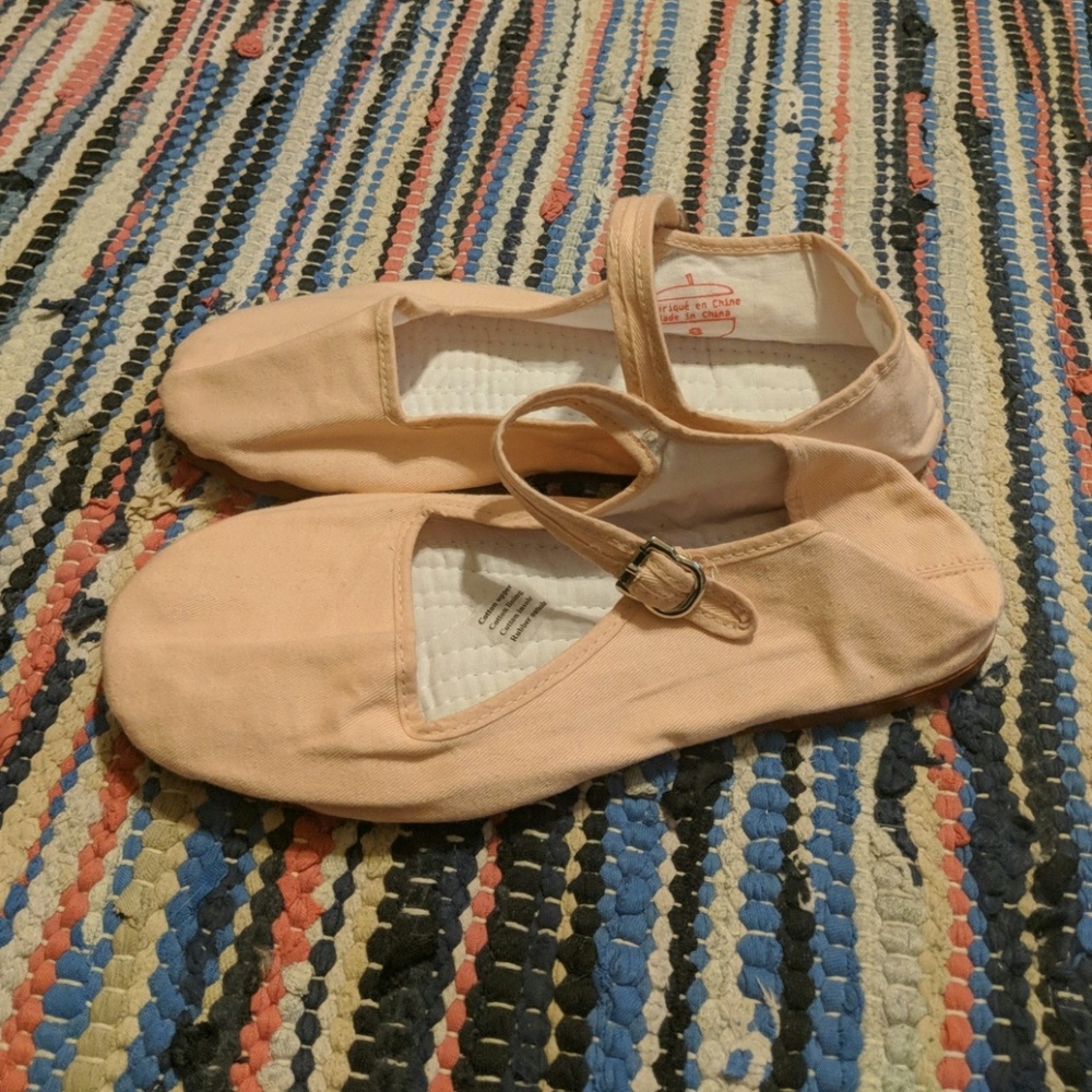 Ballet pink Mary Janes